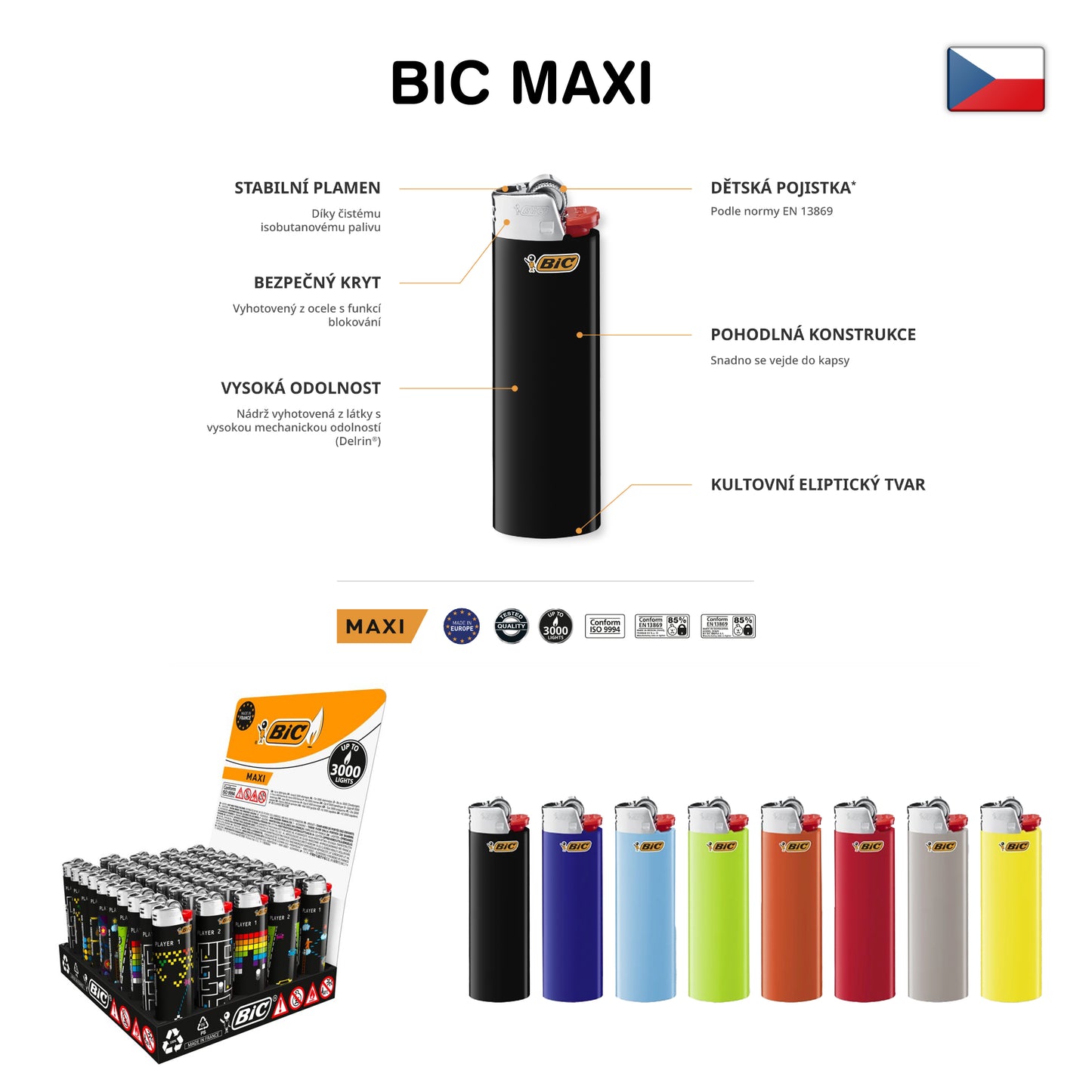 Custom BIC Lighters – Personalized Design from 300 pcs | Various Sizes