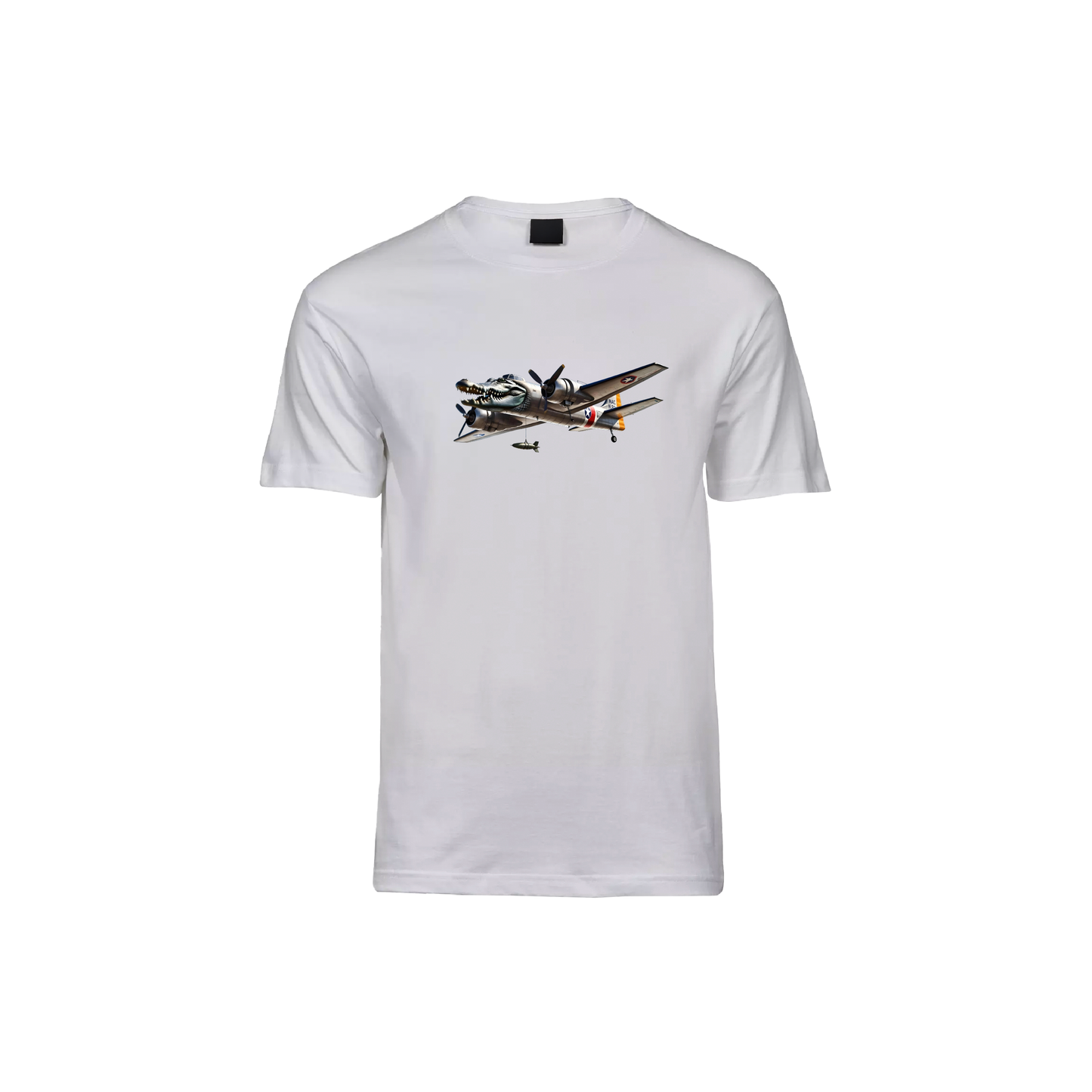 Bombardino Crocodilo Singlini Tee | Black & White | 100% Cotton