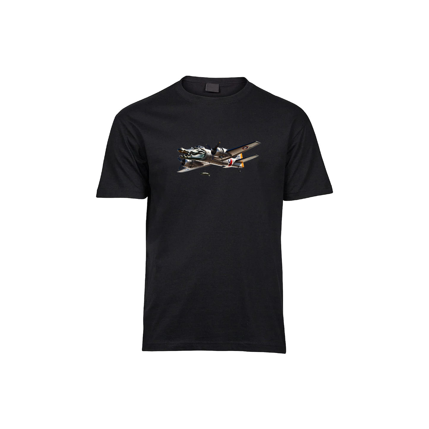 Bombardino Crocodilo Singlini Tee | Black & White | 100% Cotton