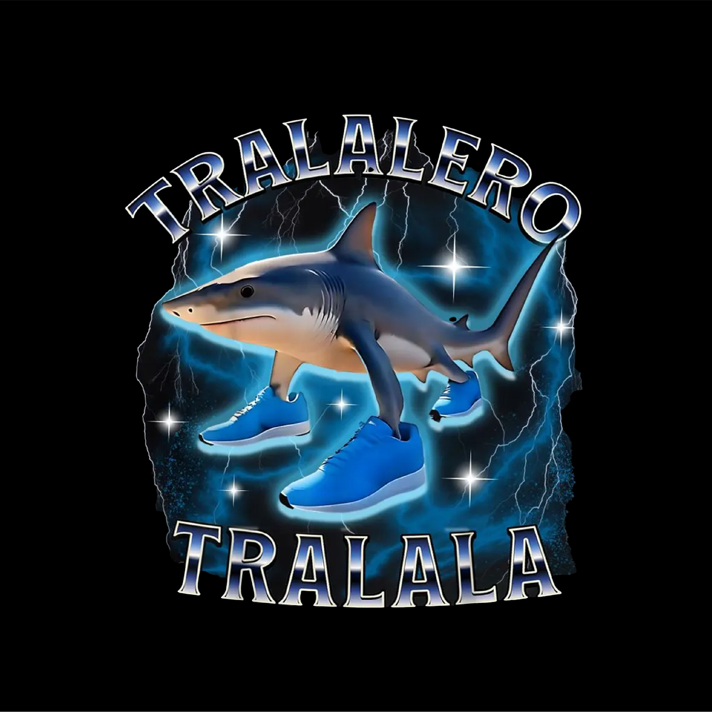 Tralalero Tralala Epiconi Tee | Black | 100% Cotton