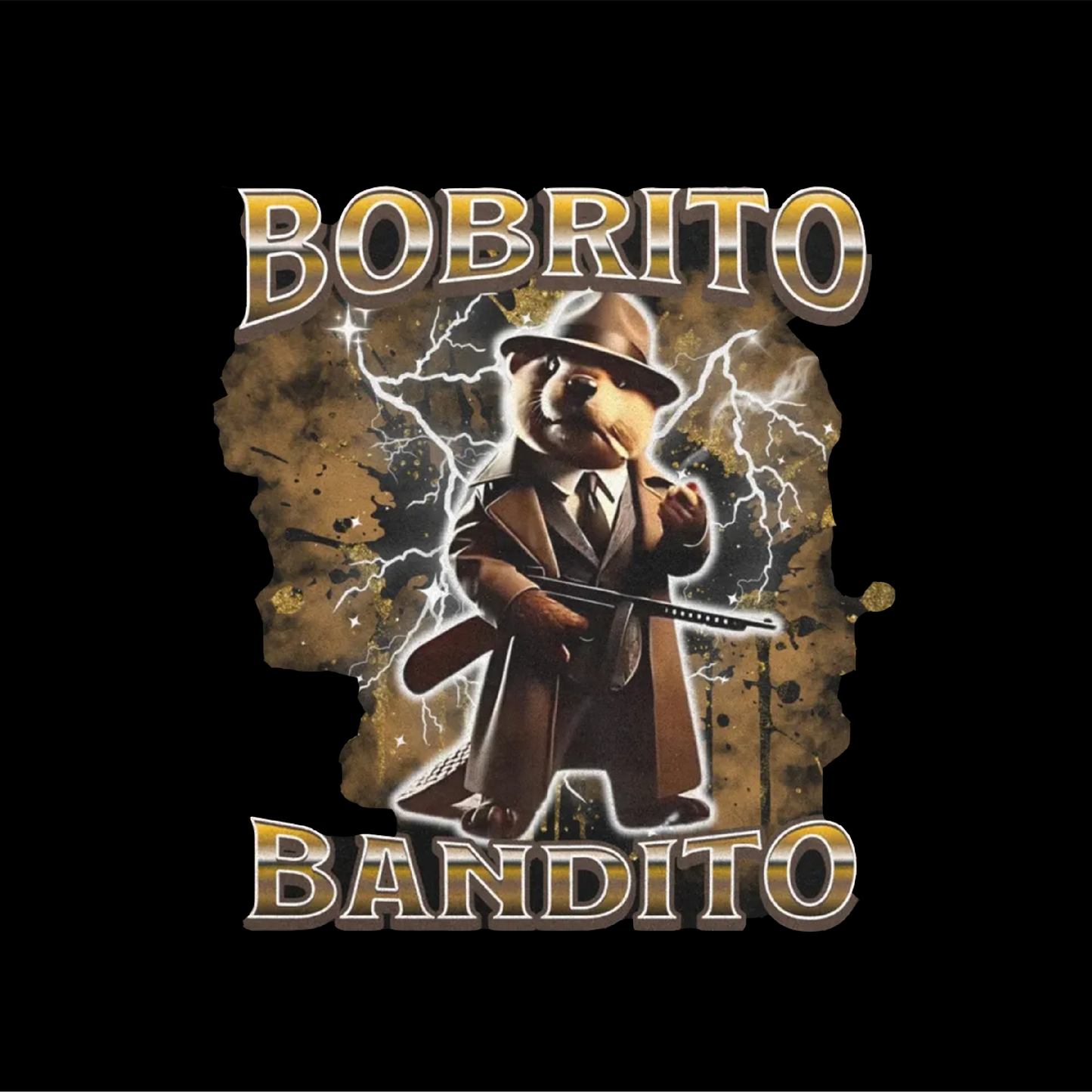 Tričko Bobrito Bandito Epiconi | Černá | 100% Bavlna