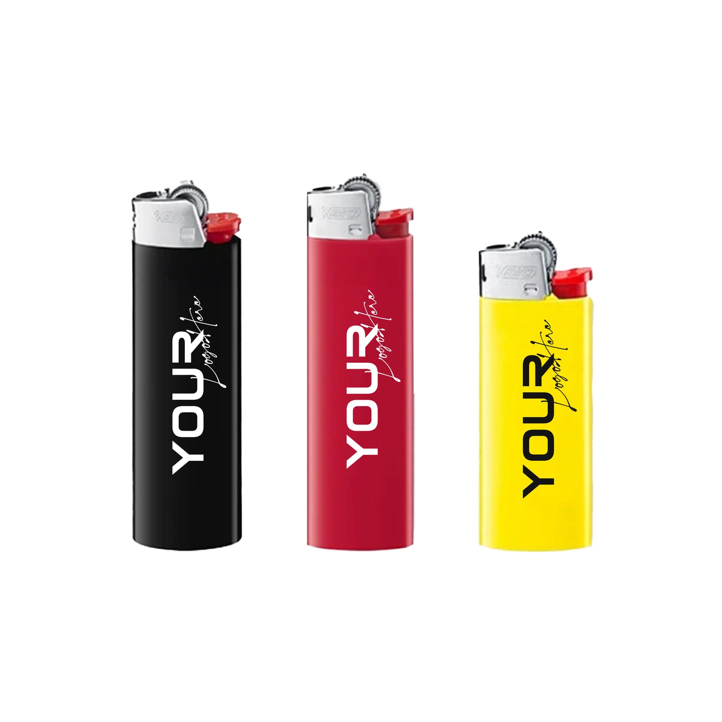 Custom BIC Lighters – Personalized Design from 300 pcs | Various Sizes
