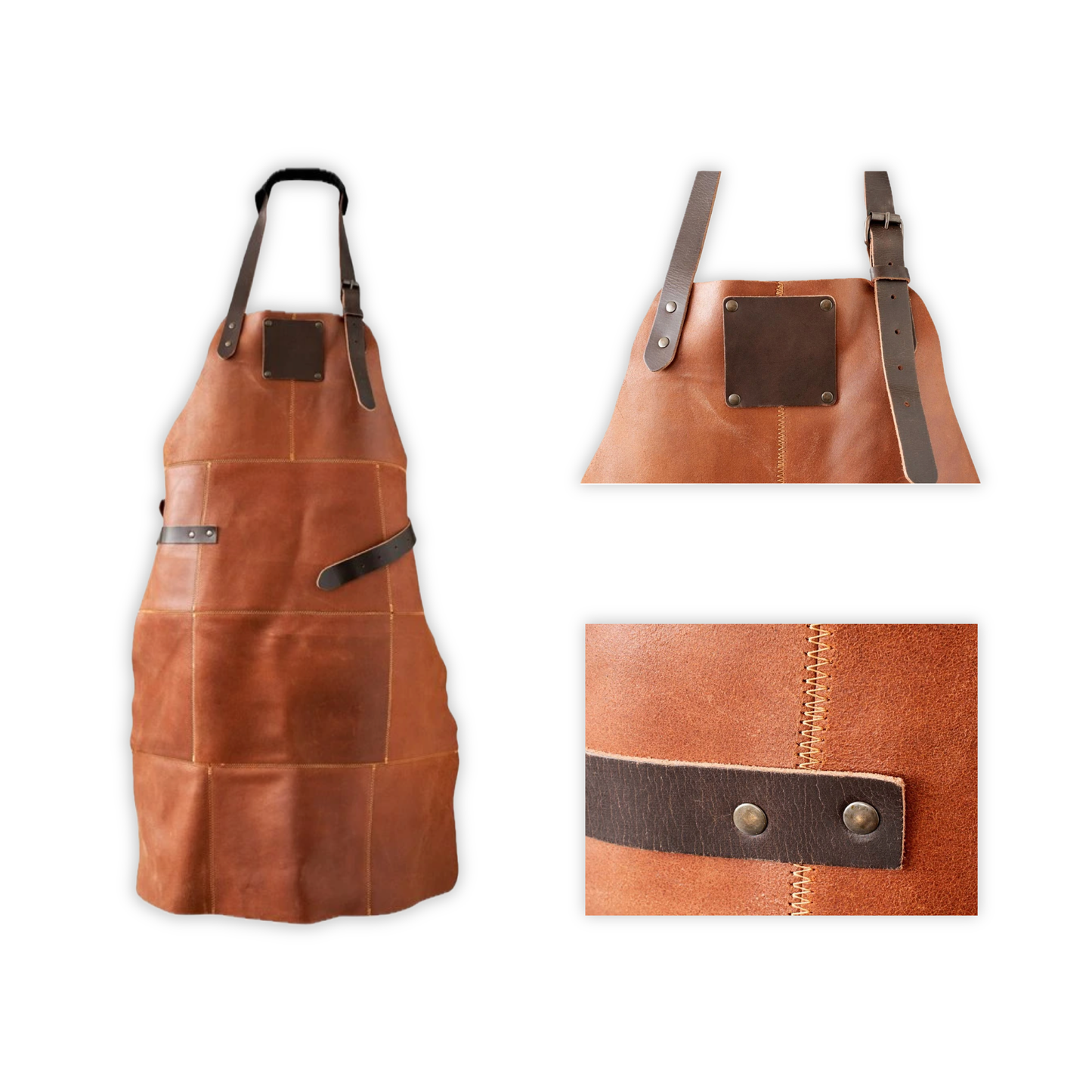 Custom Leather Aprons Embossing – Pigskin or Cowhide | Bulk Order Discounts