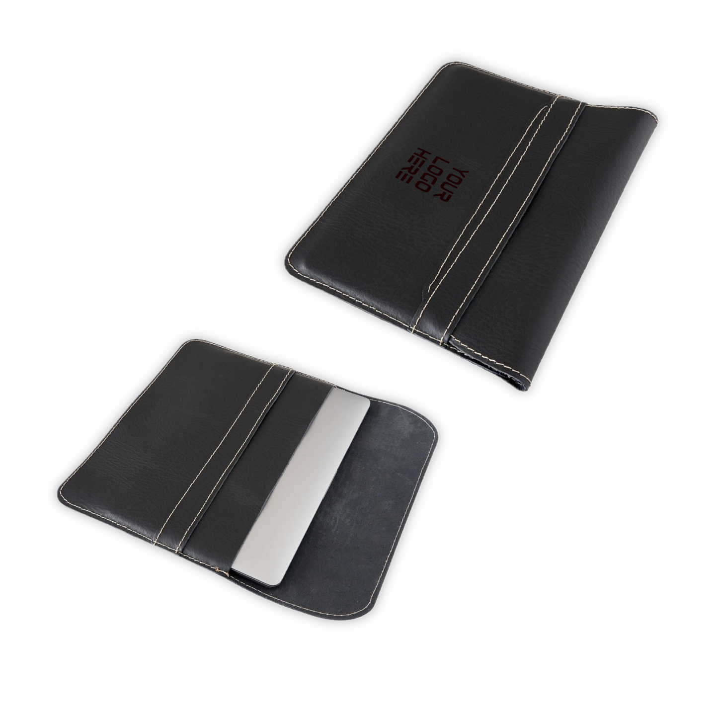Custom Leather Laptop Tablet Case Embossing – Pigskin or Cowhide | Bulk Order Discounts