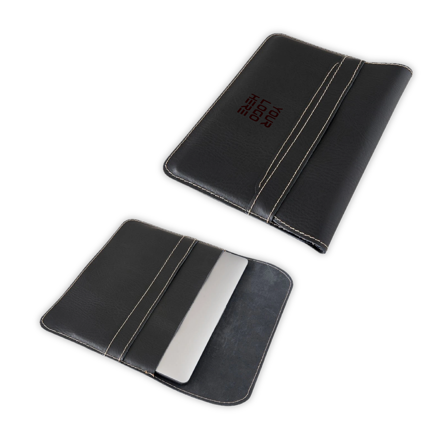 Custom Leather Laptop Tablet Case Embossing – Pigskin or Cowhide | Bulk Order Discounts