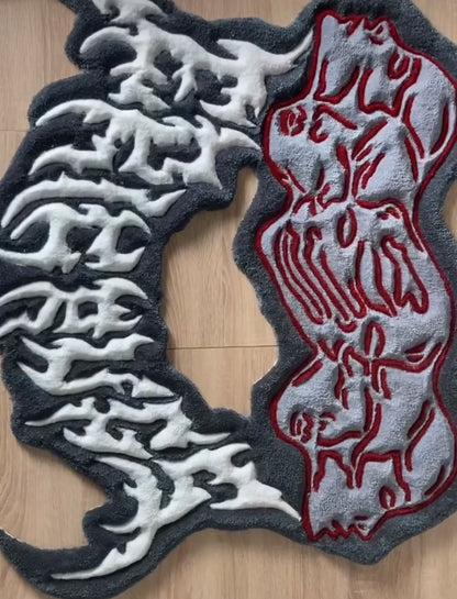 Ručně vyrobený koberec na zakázku, Vaše logo & design