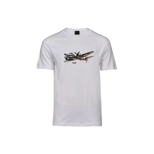 Bombardino Crocodilo Singlini Tee | Black & White | 100% Cotton