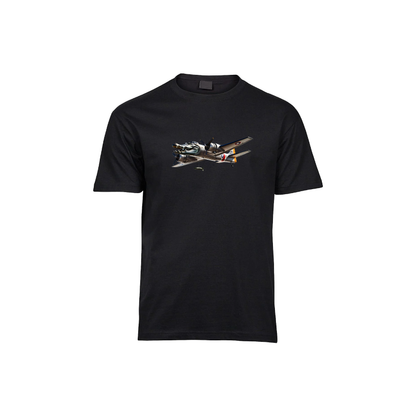 Bombardino Crocodilo Singlini Tee | Black & White | 100% Cotton
