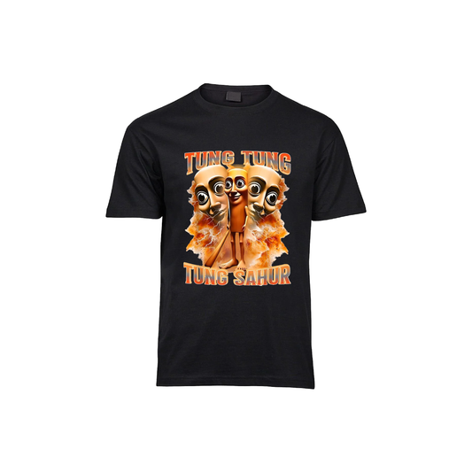 Tung Tung Tung Sahur Epiconi Tee | Black | 100% Cotton