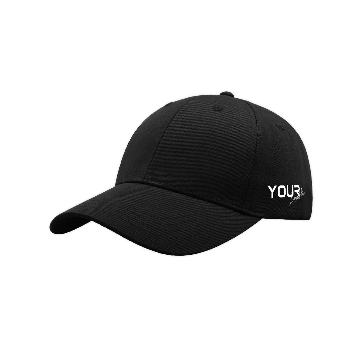 Fixed Front Panel Cap – Black, Navy, White & Khaki | Polyester, Cotton, Reinforced