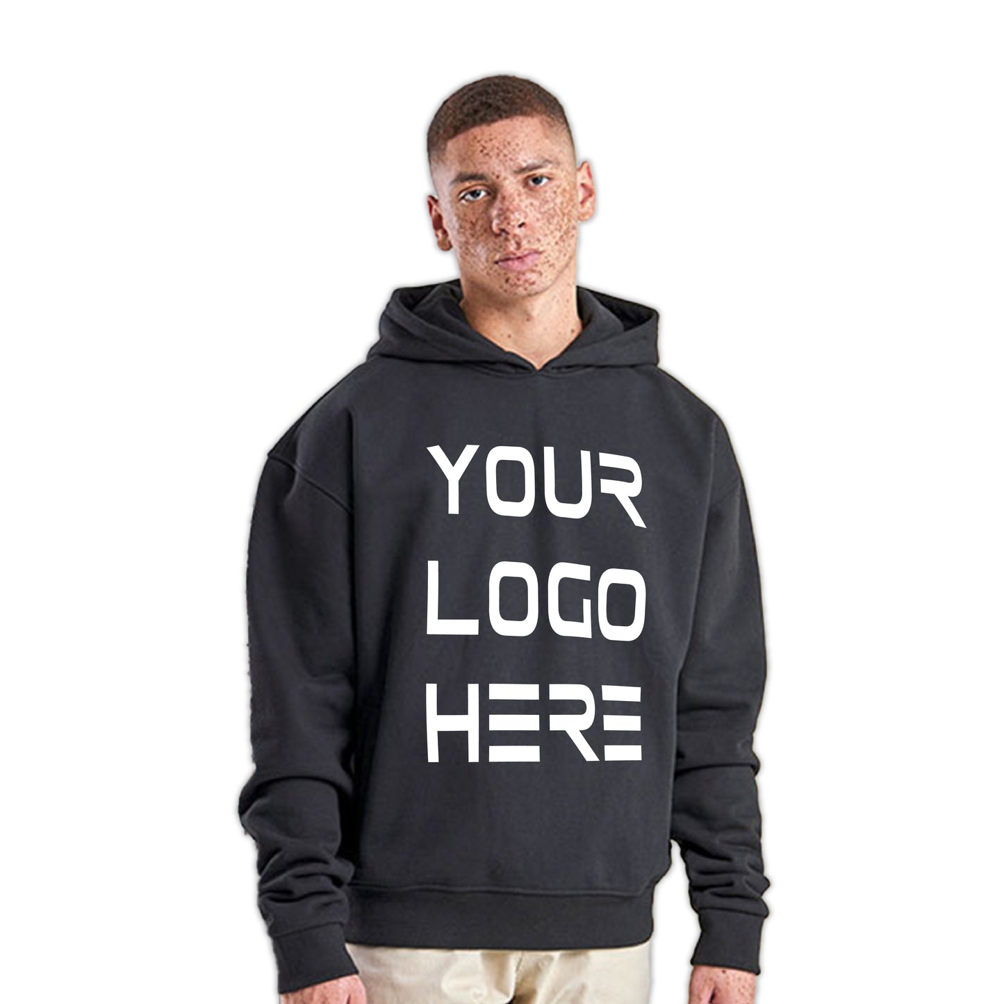 Custom Hoodie Premium – Your Logo & Design | 80% Cotton, 500 g/m², Oversize